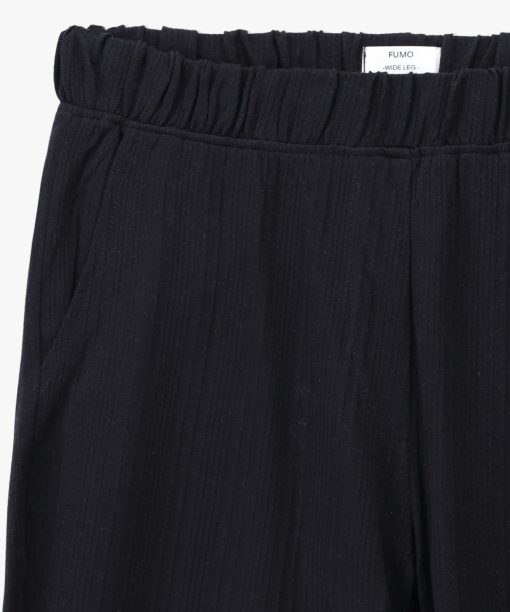Textured Straight Trousers