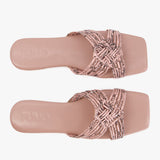 Monochrome Lattice Pink Slides