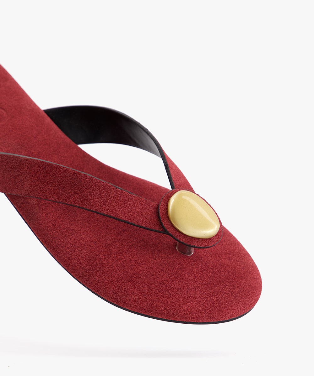 Gilded Stone Sandals