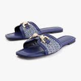 Teal Textured Slides
