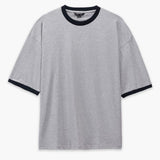 Basic Contrast Rib T-Shirt
