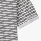 Basic Striped Polo Shirt with Easy Weekend Smart Polish