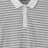 Basic Striped Polo Shirt with Easy Weekend Smart Polish