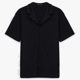 Knitted Resort Collar Shirt