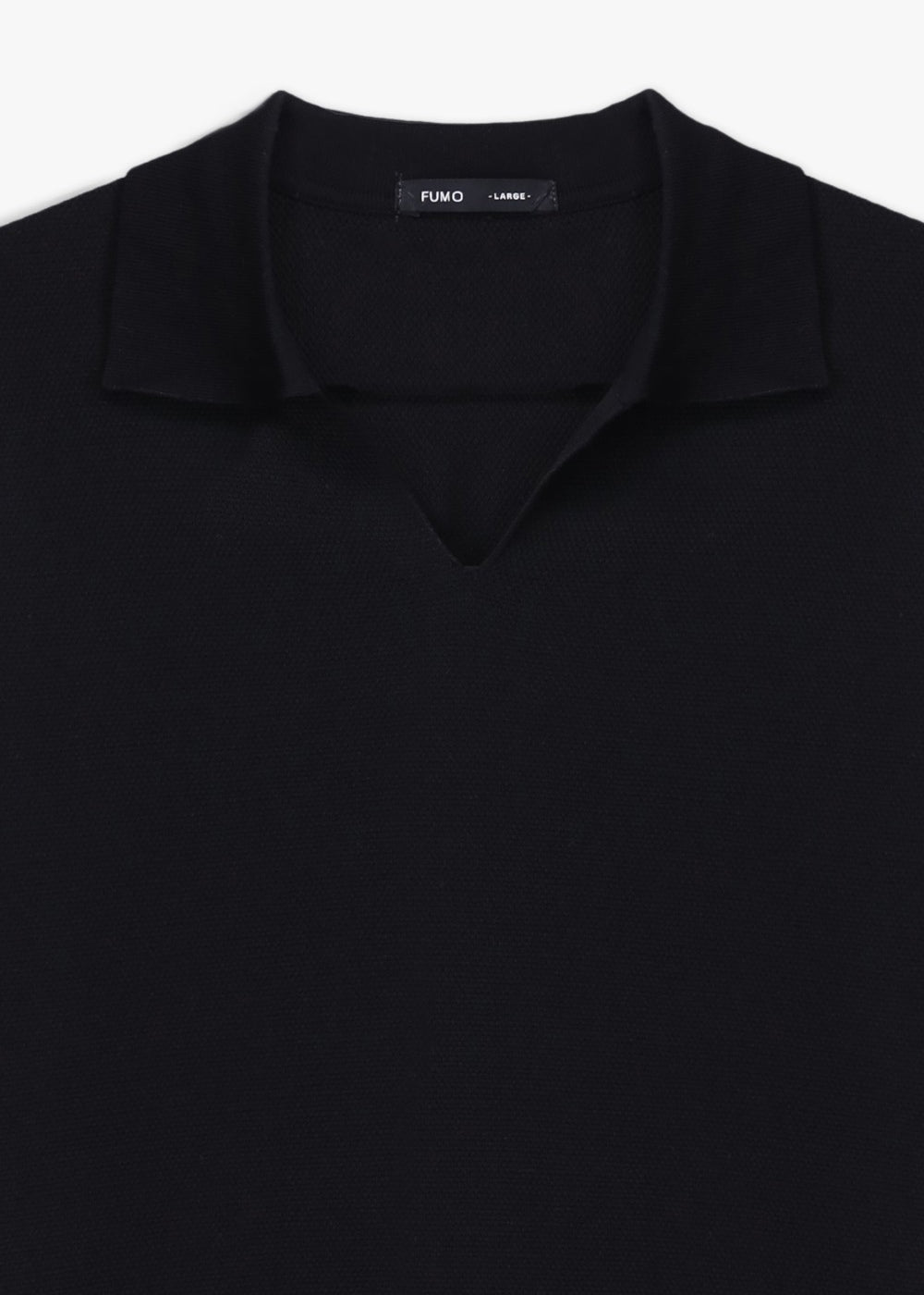 Textured Knit Polo | Breathable Knit Fabric