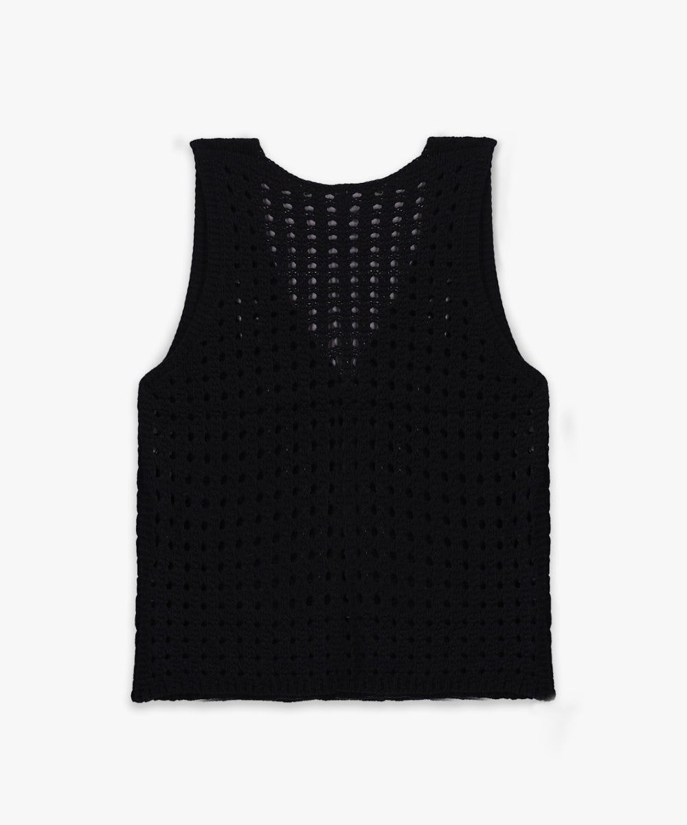 Sleeveless Crochet Top