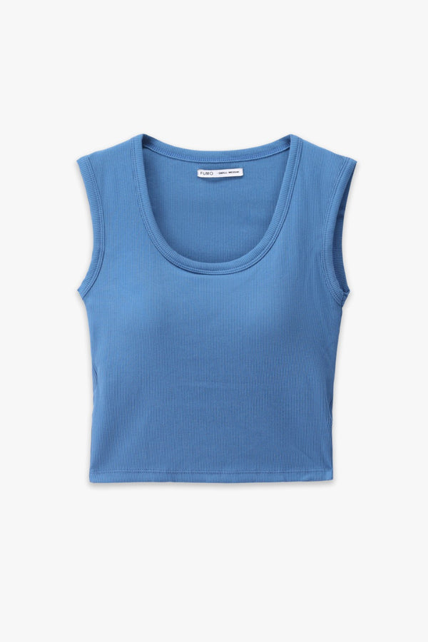 Ribbed Padded Tank Top