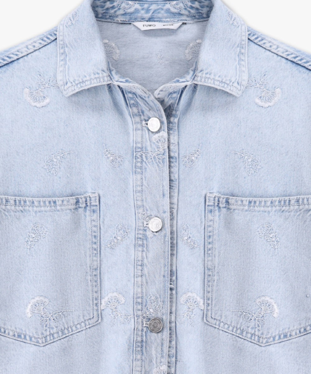 Embroidered Shacket