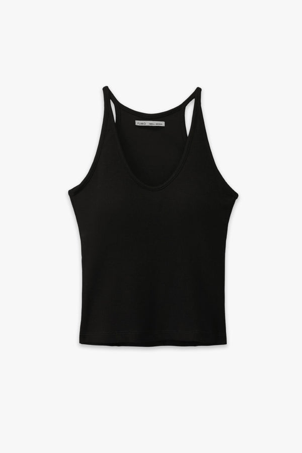 Ribbed Padded Tank Top