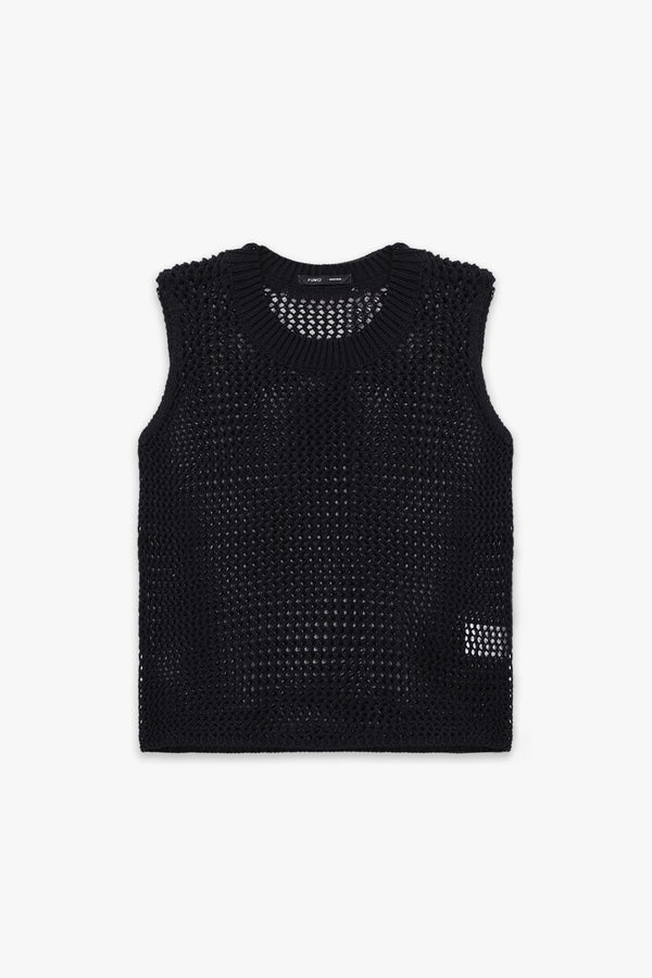Sleeveless Crochet Top