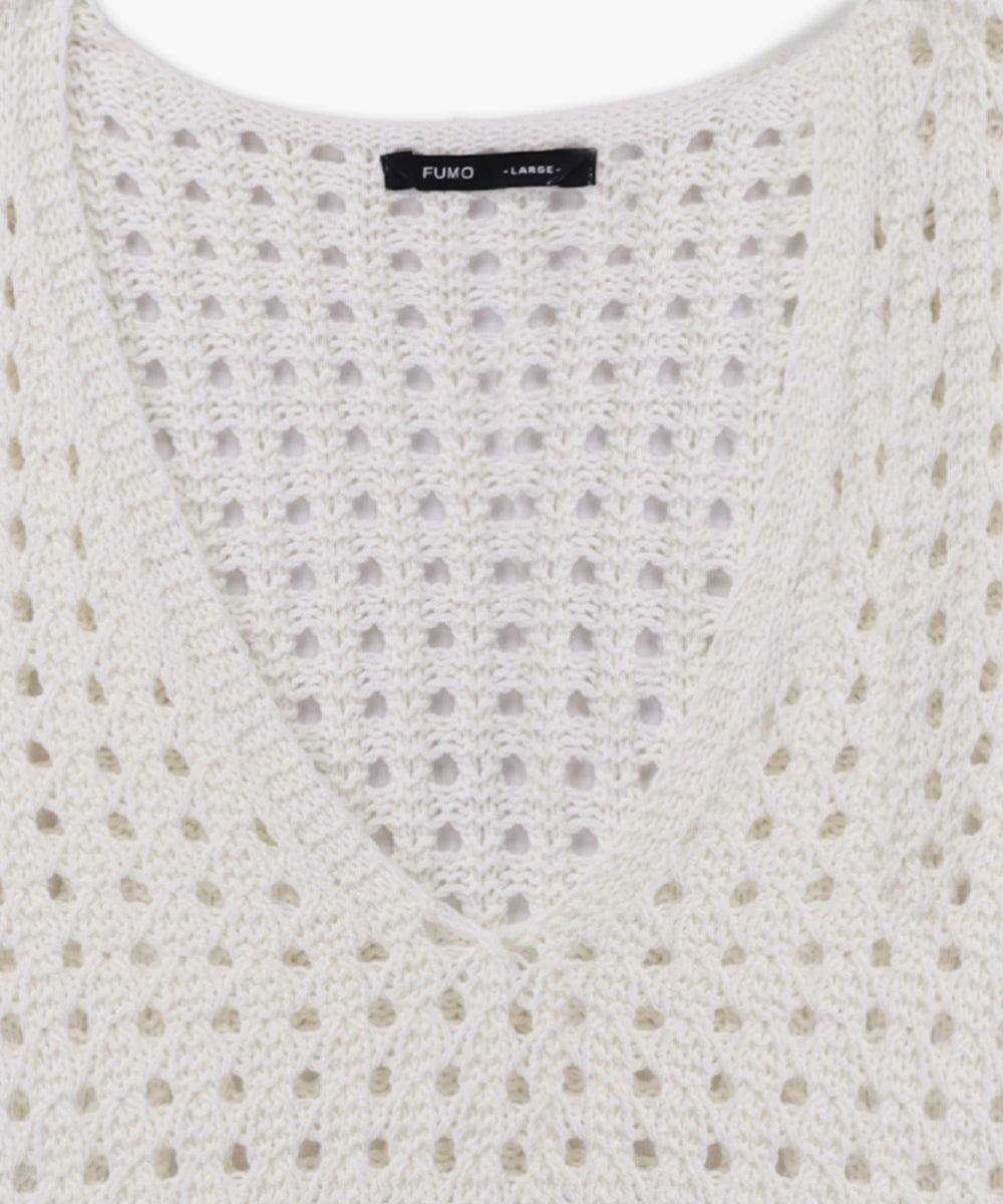Sleeveless Crochet Top