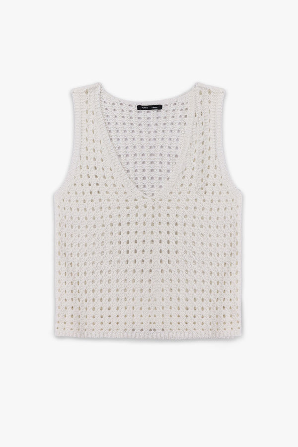 Sleeveless Crochet Top