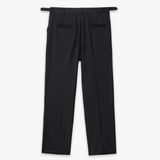 Adjustable-Waist -Straight-Leg Trousers