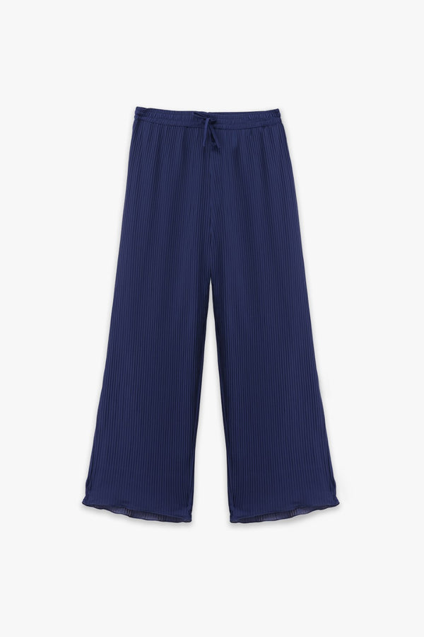 Pleated Wide Leg Pants