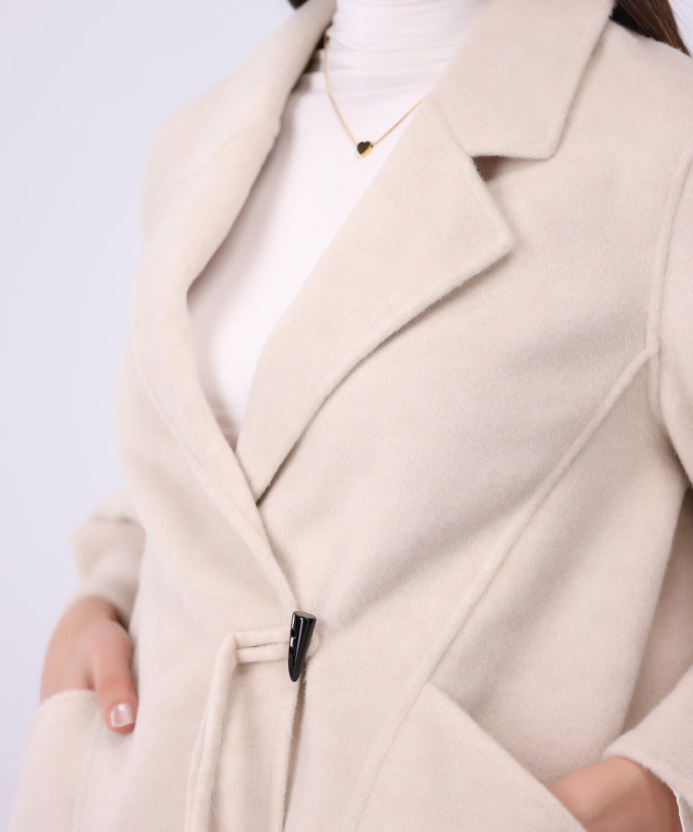 Wool Blend Car Coat