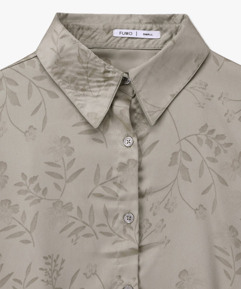 Botanical Silky Blouse
