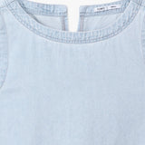 Chambray Eyelet Shell Top