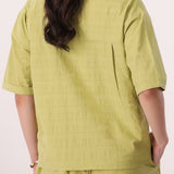 Cotton-Blend Tailored Coord Set TOP