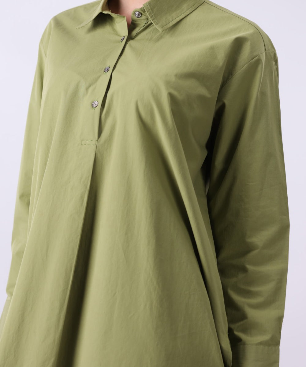 Woven tunic shirt
