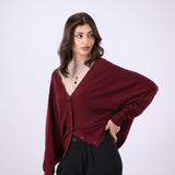 V-neck Knit Cardigan