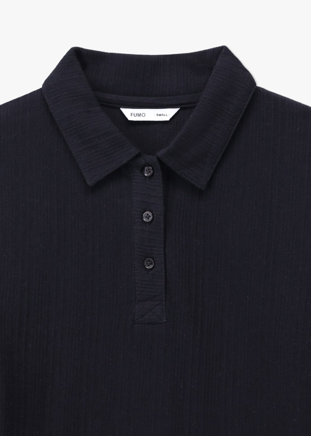 Textured Polo Co-Ord Top with Smart Casual Structure