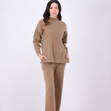 Knit Wide-Leg Trouser