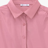 Drawstring Button-Down Shirt with Relaxed Summer Shape