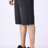 Classic Mid-Wash Denim Shorts
