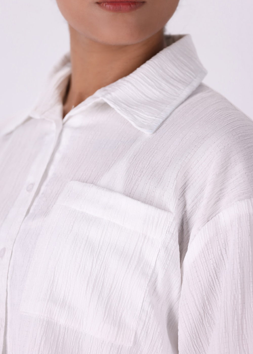 Textured Button-Down Shirt with Clean Everyday Polish