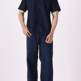 Textured Cuban Collar Short Sleeve Shirt