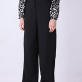 Wide-Leg Tailored Trousers