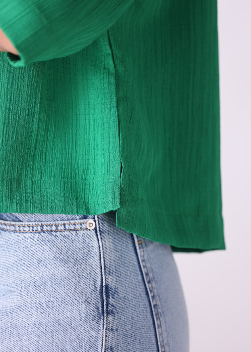 Textured Button-Down Shirt with Easy Smart Casual Styling