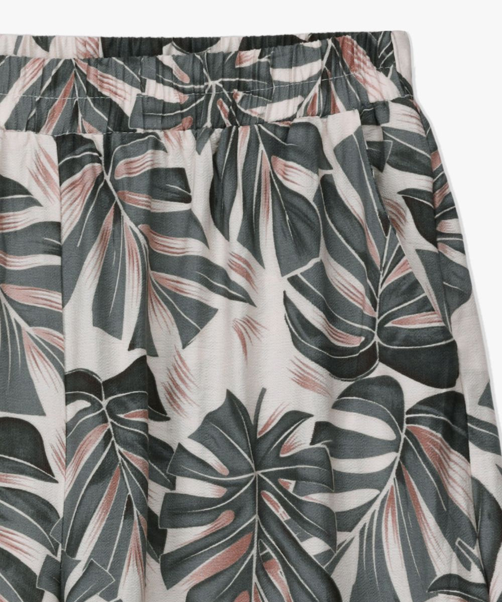 Printed Wide Leg Pants