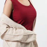 Ribbed Padded Tank Top
