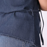 Classic Belted Denim Waistcoat