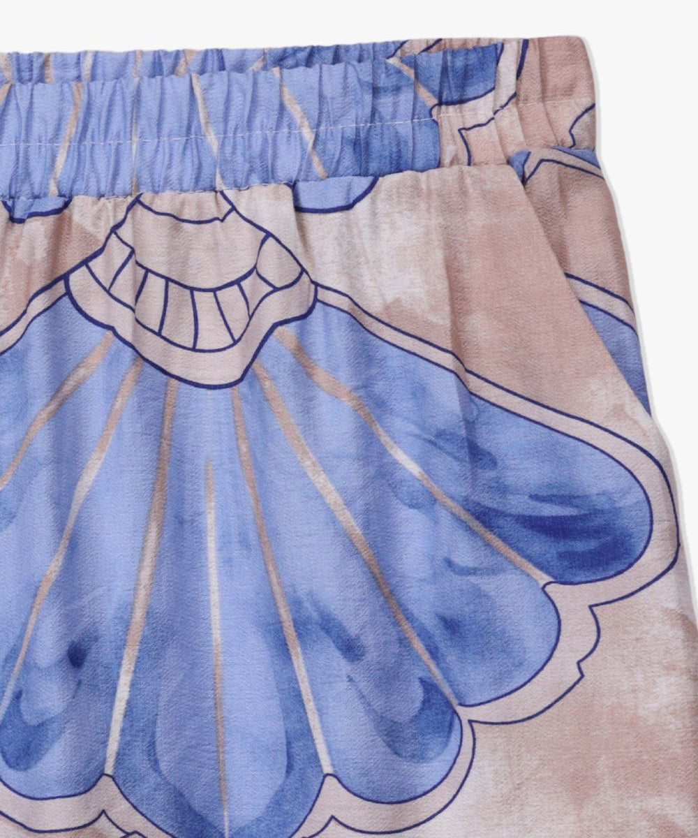 Printed Wide Leg Pants