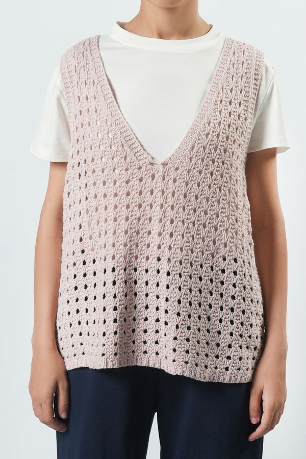 Sleeveless Crochet Top