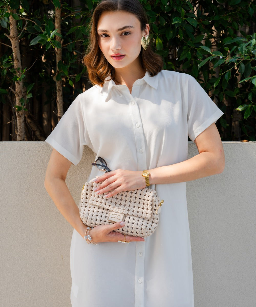 Porcelain Shirt Dress