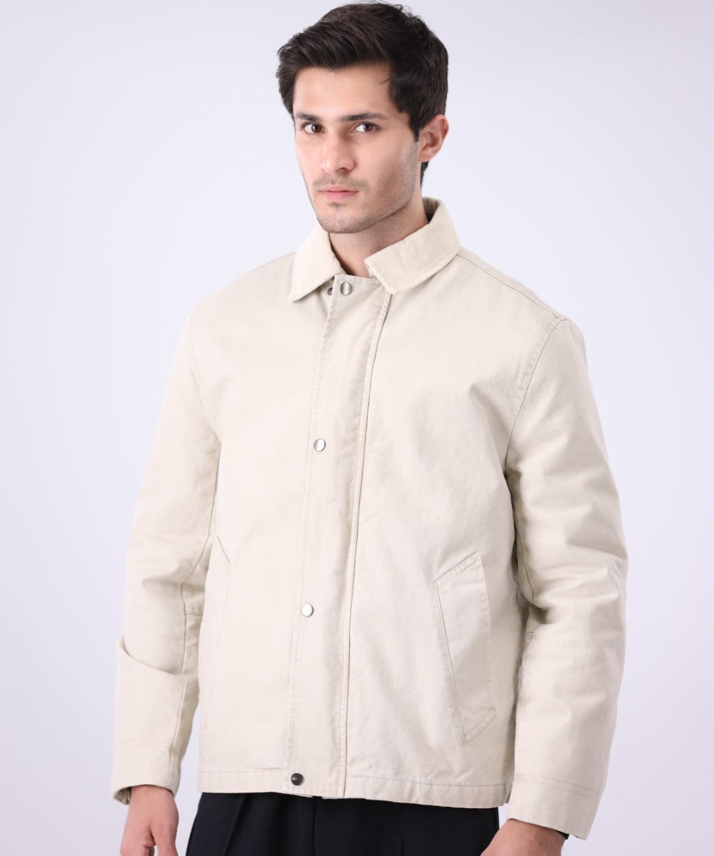 Corduroy Collar Jacket