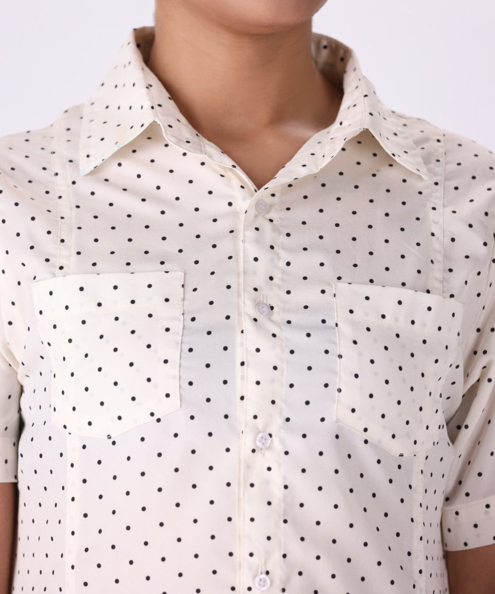 Polka Dot Shirt Dress