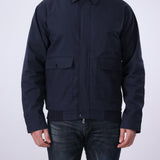 Structured bomber jacket
