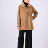 Tailored Zip Wool Coat