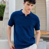 Textured Knit Polo