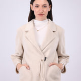 Wool Blend Car Coat