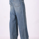 Smokey Indigo Wide-Leg Jeans