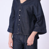 Indigo Raw Utility Shirt