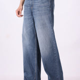 Smokey Indigo Wide-Leg Jeans