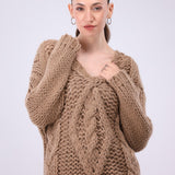 Chunky Cable Knit Sweater