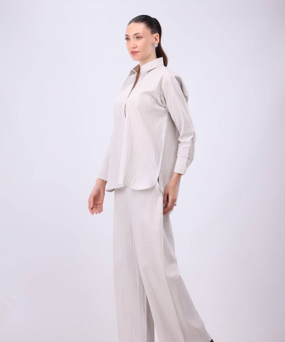 Woven Wide-leg Trouser