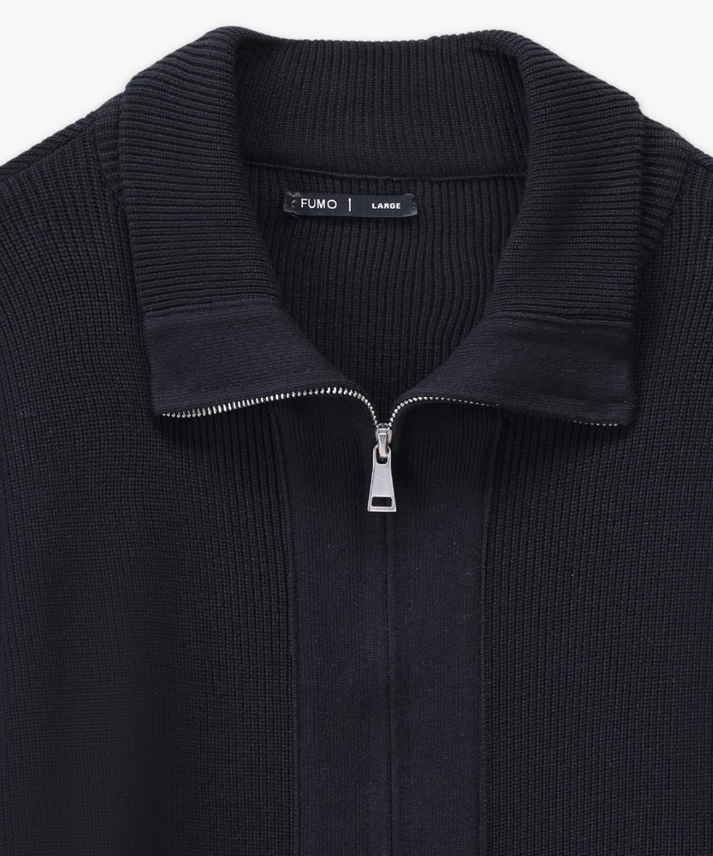 Full Zip Knit Cardigan